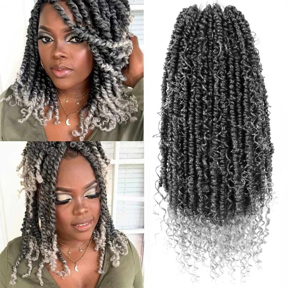 

Boho Style Passion Twist Hair 14-22inch Short Pre-Twisted Crochet Goddess Passion Twist Hair 1/9Pack Crochet Hair Synthetic Hair