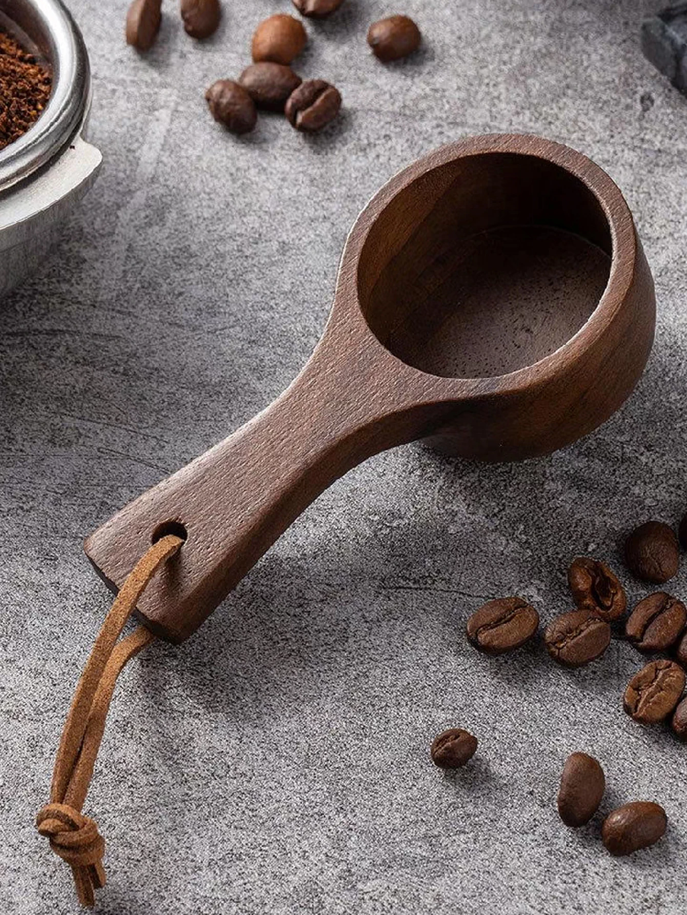 Wooden Coffee Spoon, Coffee Scoop Measuring for Coffee Beans, Whole Beans Ground Beans or Tea, Home Kitchen Tools Utensils