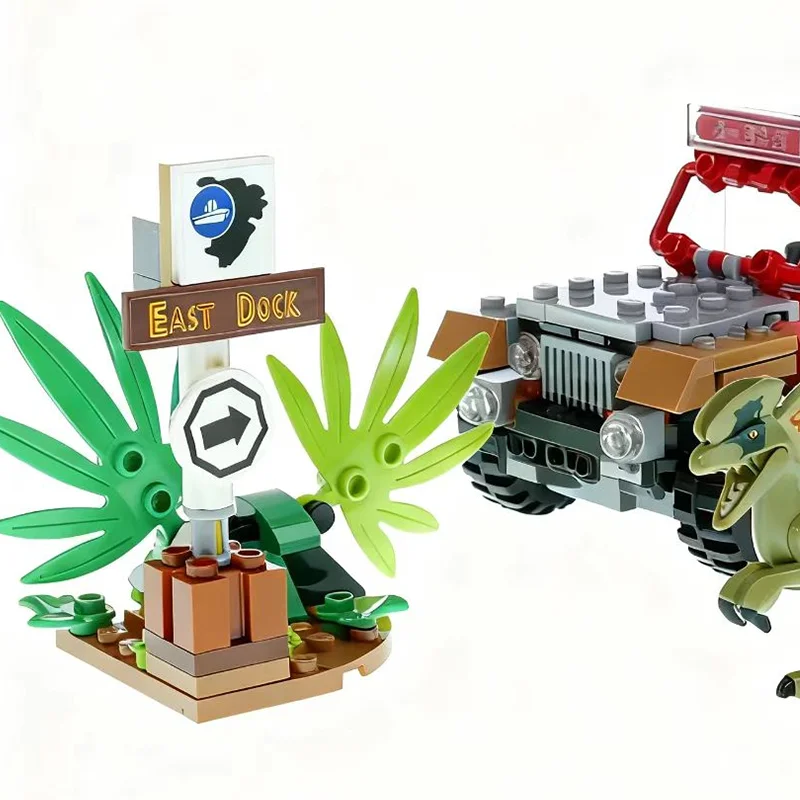 

Совместимые наборы для третьих вечеринок, серия «Мир динозавров», строительные блоки, аресты, дилофозавр, сборные игрушки для детей ﻿