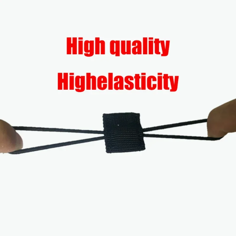 10PCS Elastic Strap Webbing Retainer, Gear Fix Buckle for Antenna Flashlight Hydration Tube, Attachment for Backpack Accessories