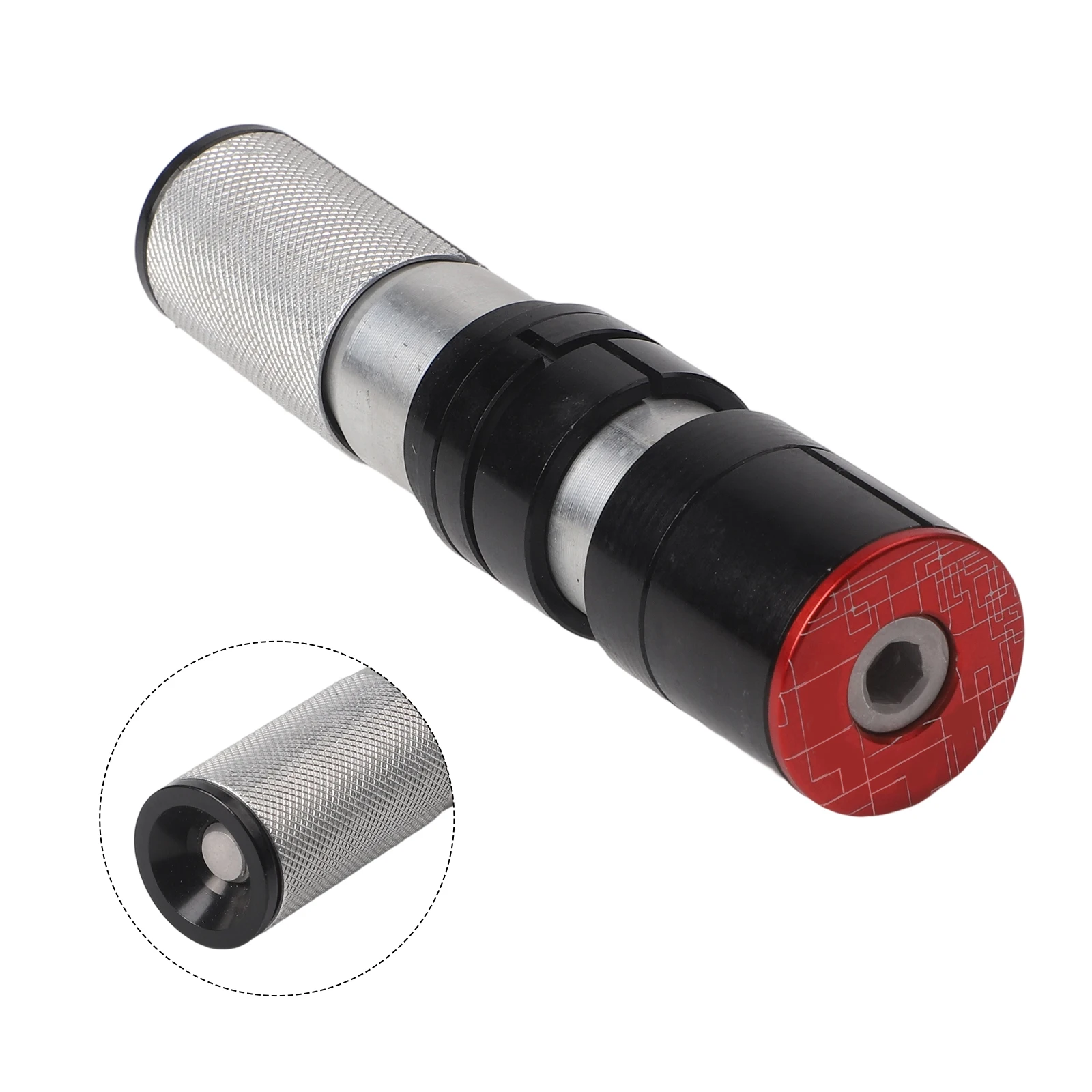 Adjustable Bicycle Stem Increaser Inner Diameter 24 6mm 25 4mm Height Increase 5mm to 50mm Includes Washers for Custom Fit