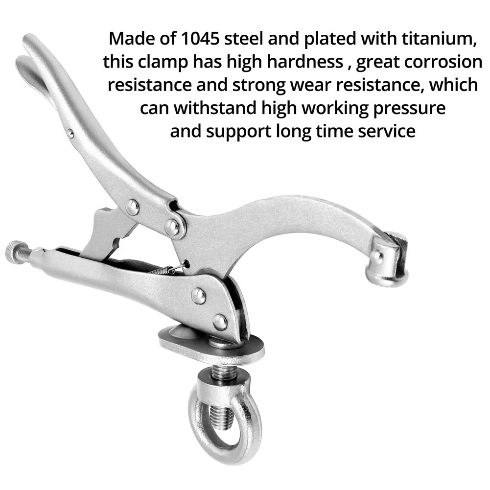 A72P 9 Inch Drill Press Vice Clamp Woodworking Holding With Lock And Release Lever Locking Pliers