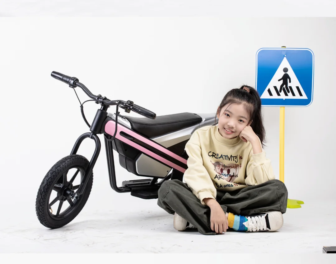 250w 24V Kids Electric Balance Bike Youngest Riders From 3-12 Years Children Electric Bikes