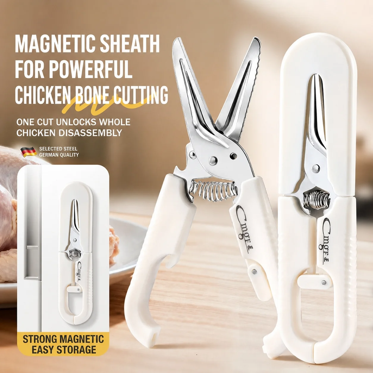 Powerful Kitchen Bone Clippers - Commercial Kitchen Use review and price