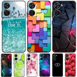 Case For ZTE Blade V40 Design Case 8046 Cool Silicone Protective Cover for ZTE Blade V40 Design V40Design Bumper Fundas Coque