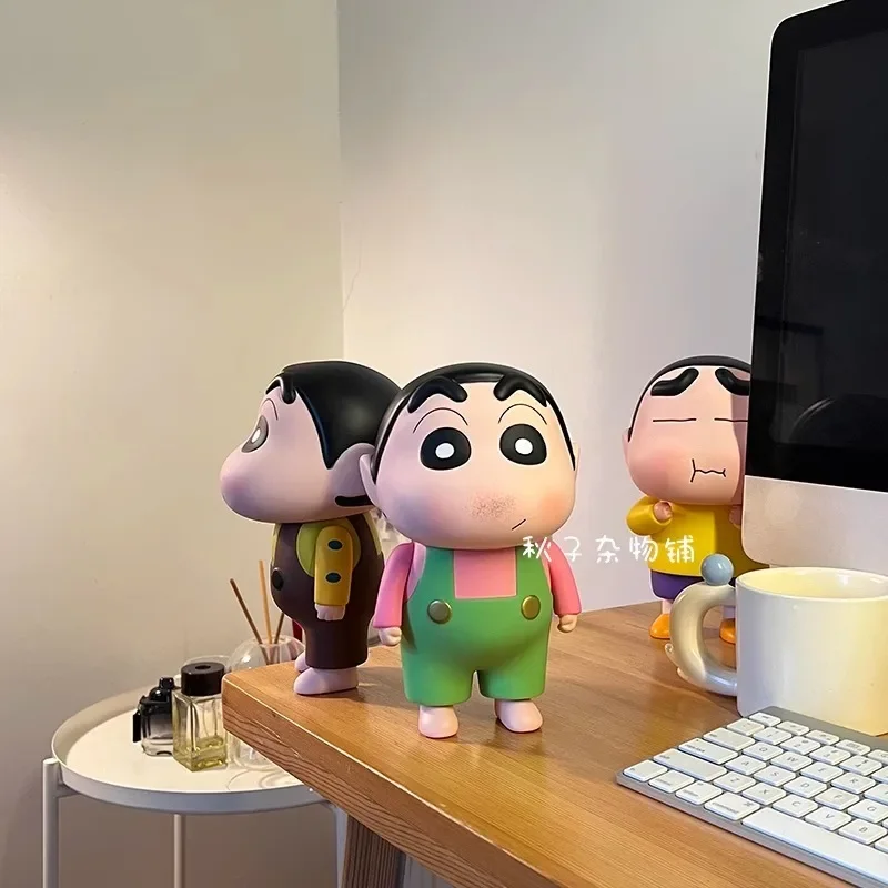 Anime Cartoon Crayon Shin-Chan Series Model Doll Trendy Toy Kawaii Desktop Decorative Ornaments Doll Children's Birthday Gifts