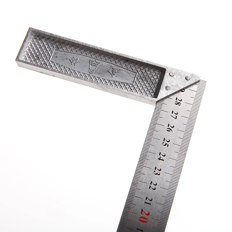 Portable 1Pc 30cm Stainless Steel Right Measuring Square Ruler New