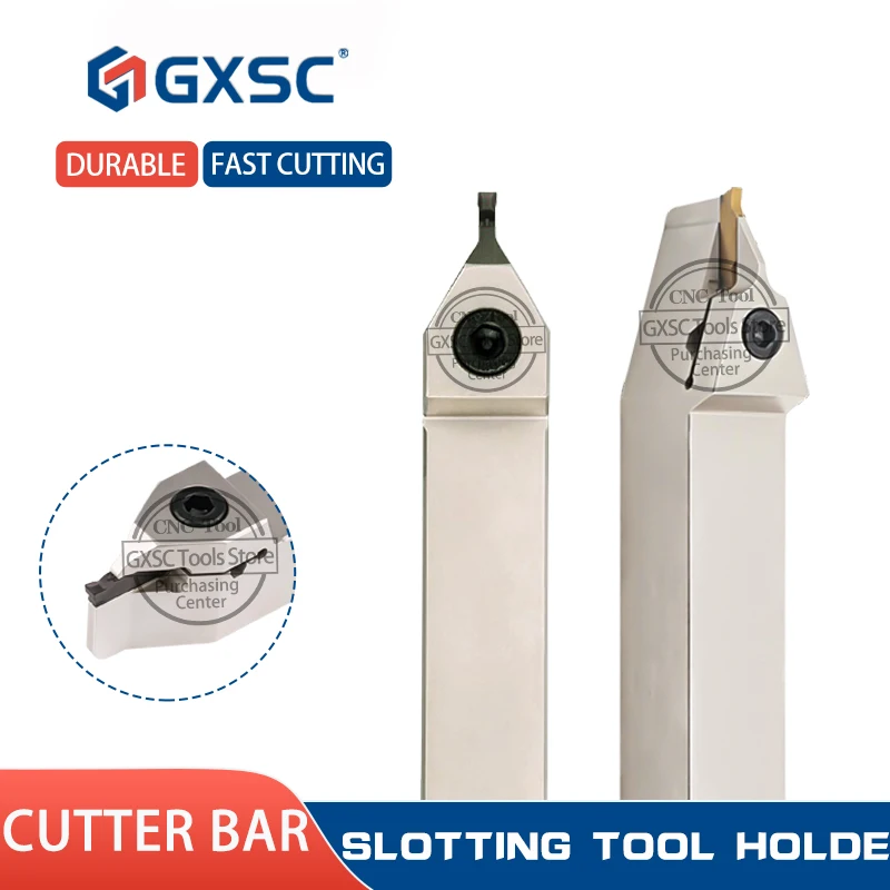 Machining Center Spring Steel Anti-Seismic Slotting Tool Rod MGENN2020-2T6 MGENN2525-2T6 Mid Mounted Short Blade Groove Tool Rod