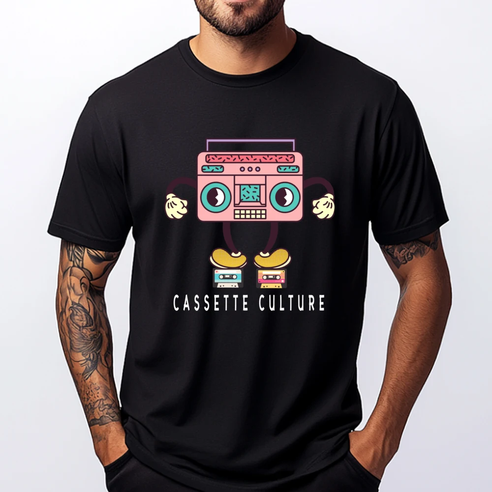

Cassette Culture Cute Cassette Designs Present Oversized T Shirt Men Original Mens T-Shirts Mother's Day