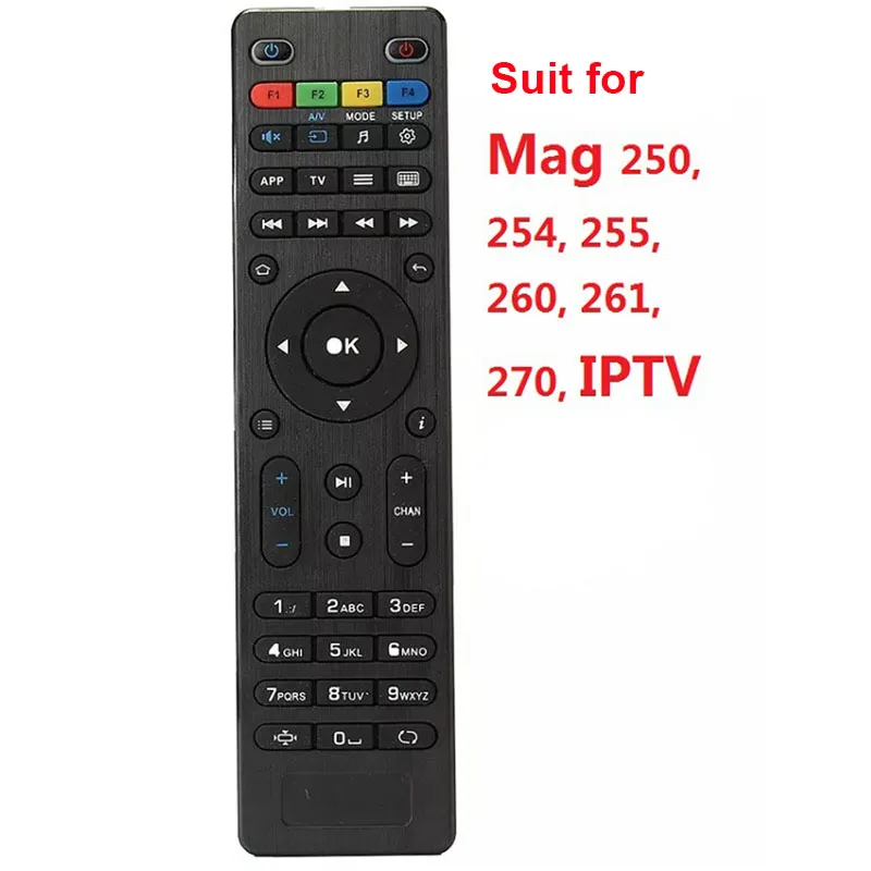 ABS Replacement Television TV Remote Control Suitable for Mag254 Mag250 433mhz Para Mag 250 254 255 260 261 270 Infrared