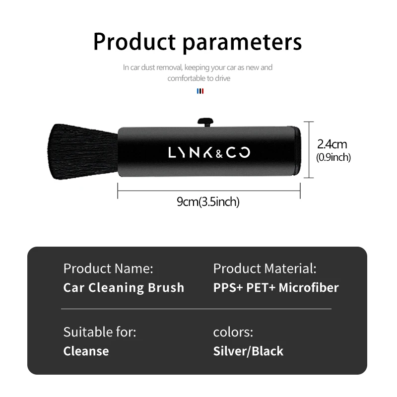Car Cleaning Detailing Brush Interior Air Outlet Dashboard Tool For LYNK&CO 01 02 Hatchback 03 Phev 05 Phev 06 Phev 09