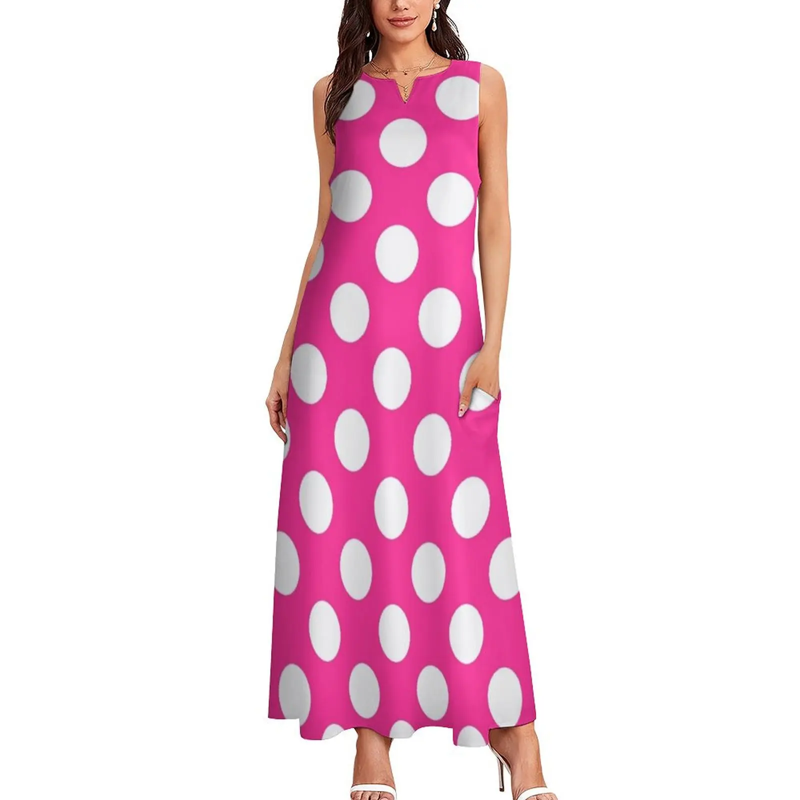 Pink and White Polka Dots: A Timeless Fashion Trend Long Dress sexy short dresses daring summer dress women 2024