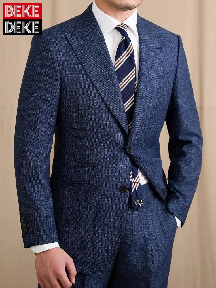 Leisure Male Long Sleeves Pockets Suits Single-Breasted Matching Sets Top Quality Solid Color Straight Men Outfits