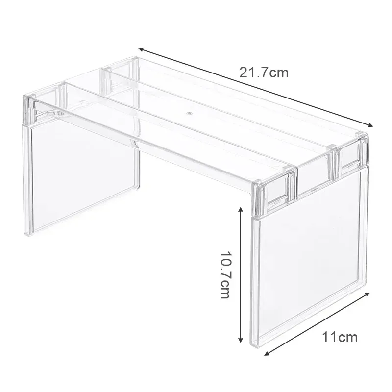 Detachable transparent refrigerator storage rack partition board kitchen refrigerator storage compartment storage layer by layer