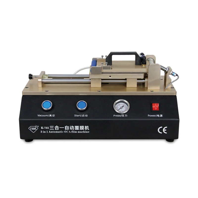 

TBK-765 3 in 1 Auto OCA Film Machine Built-in Vacuum Pump Air Compressor