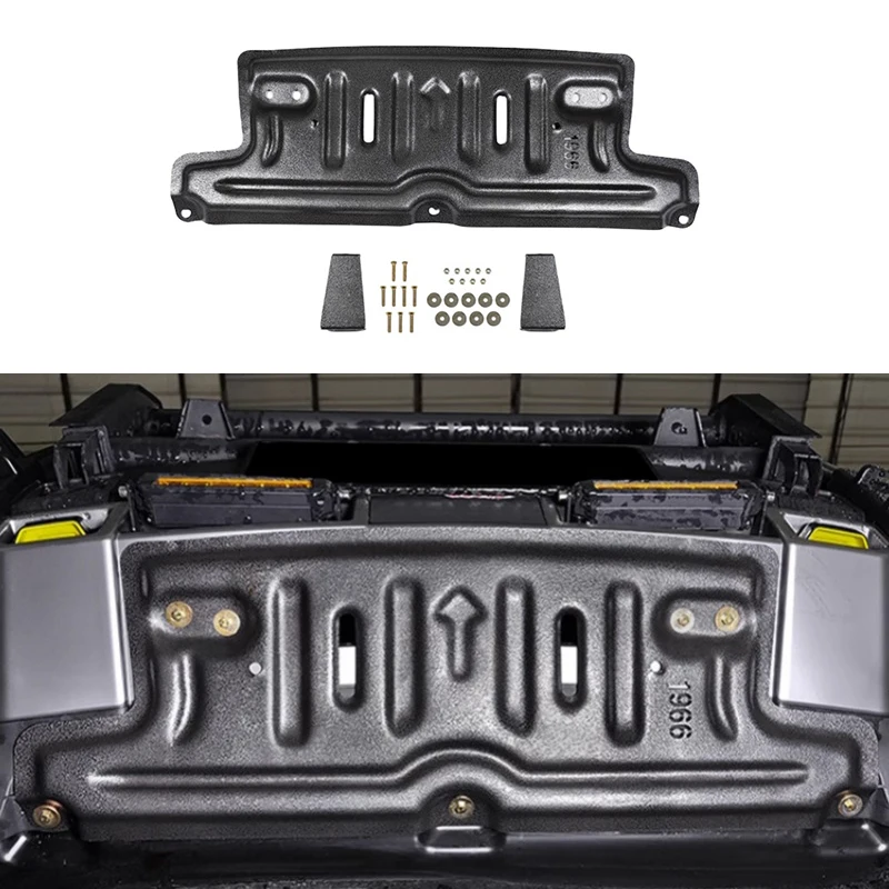 Car Front Bumper Lower Guard Fit for JETOUR Traveler T2 Water Tank Guard Aluminum Alloy Chassis Sand-blocking Modified Pieces