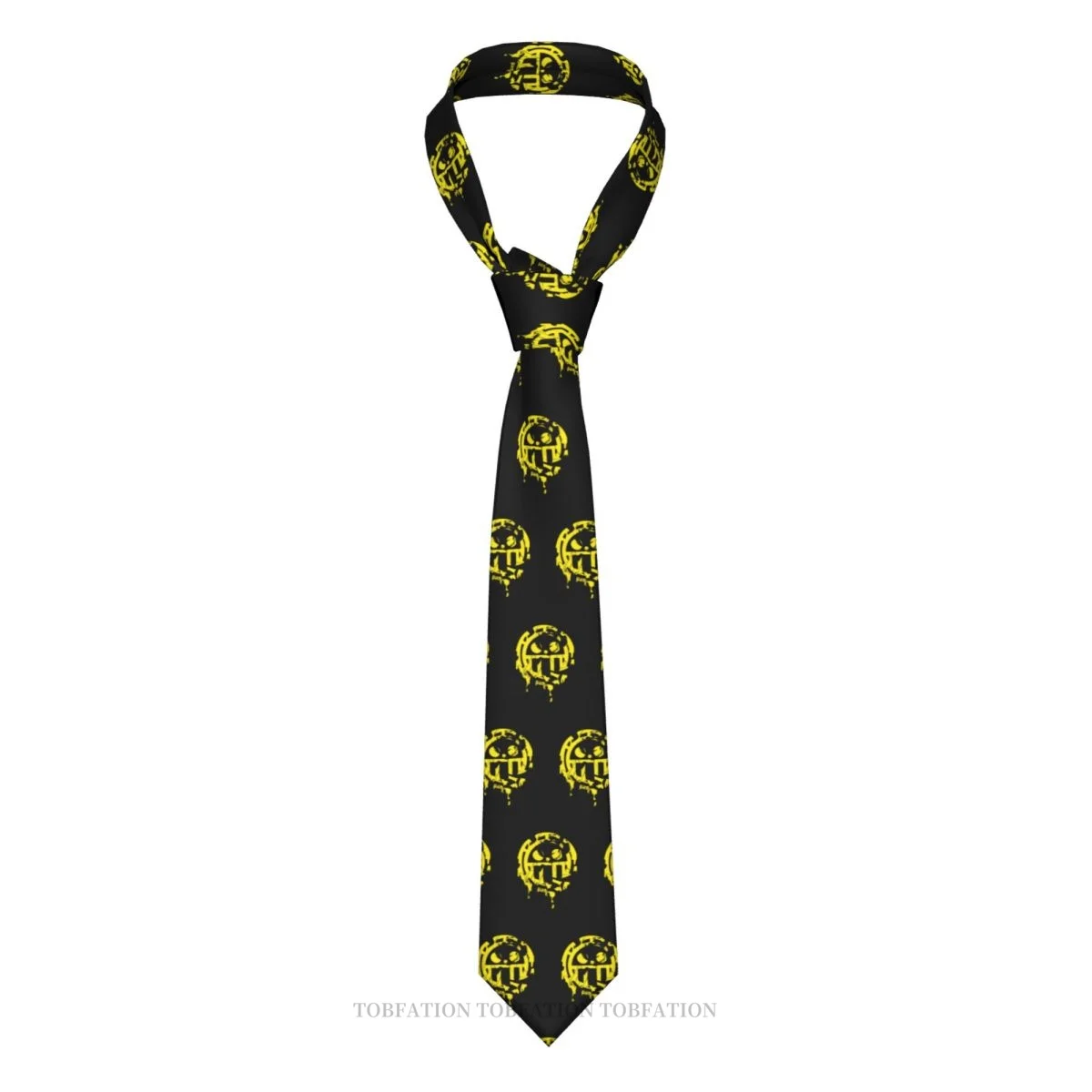 One Piece Anime Trafalgar Law Men Ties 3D Printed Hip-Hop Street Business Wedding Party Shirt Accessories