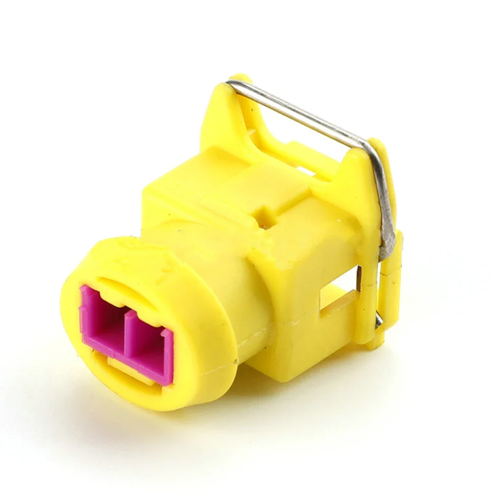 

5/10/20/50/100sets 2pin auto electric plastic housing plug wiring harness cable unsealed connector 144473-4