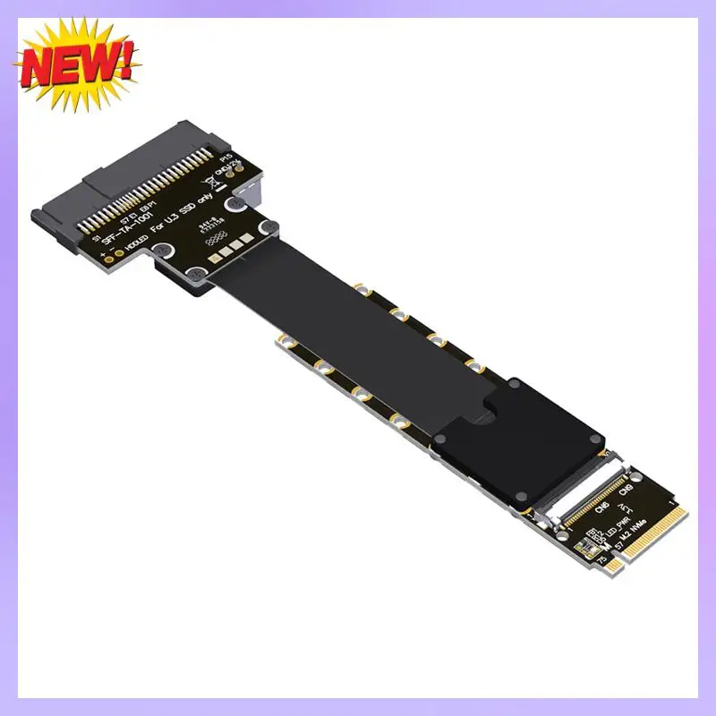 

T24C 50Cm F47SM M.2 Nvme To U.3 SSD High-Speed Cable, SFF-TA-1001, Pcie 5.0 X4, 128G/Bps Professional Grade Cable