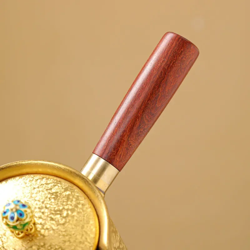 Colorful Gilt Kiln Change Travel Kung Fu Set, One Pot Two Cups, Tray & Caddy for Outdoor