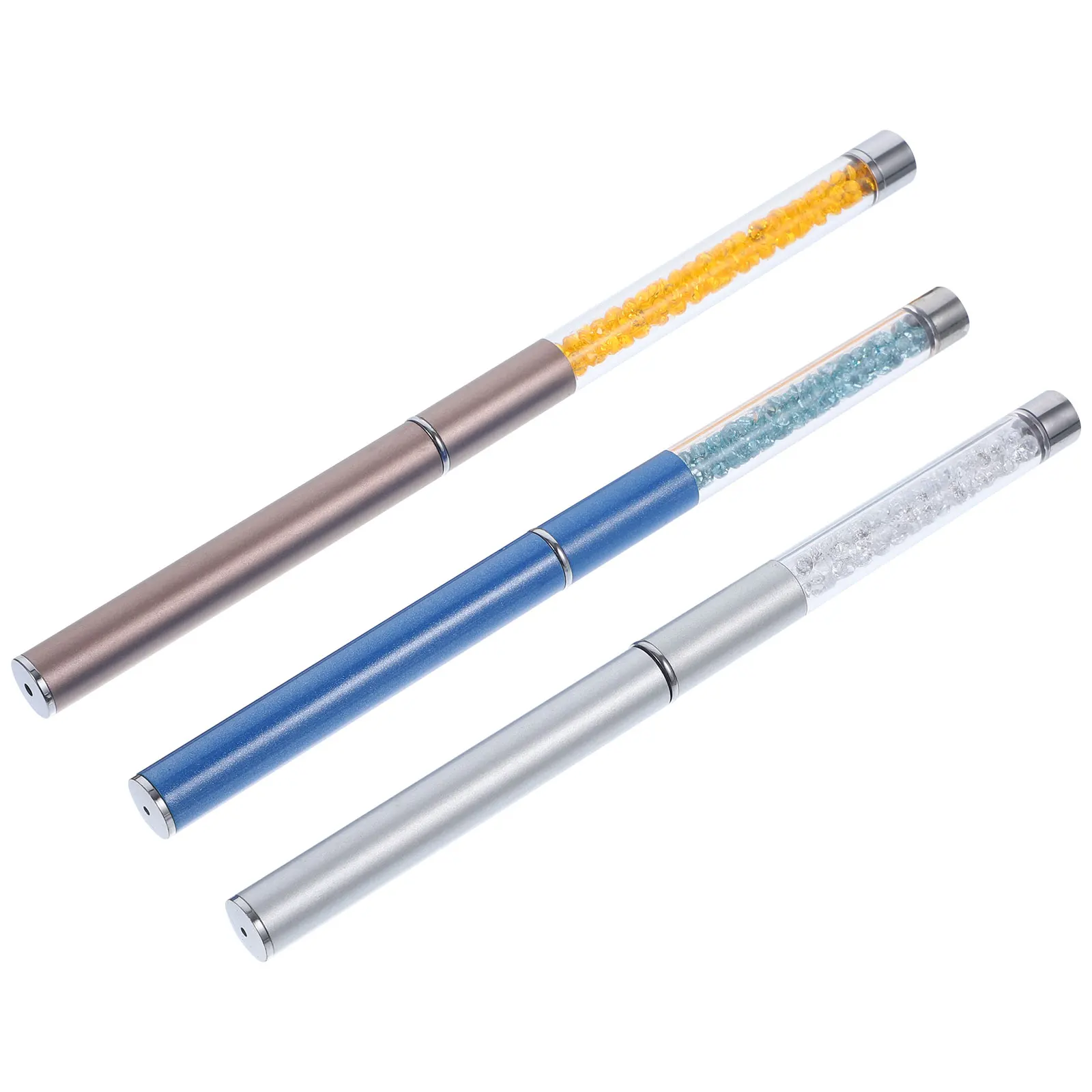 

3pcs Art Pen Tool For Manicure Gel Extension Design Salon Diy Painting Drawing Durable Fine Material Long Lasting Nail Art