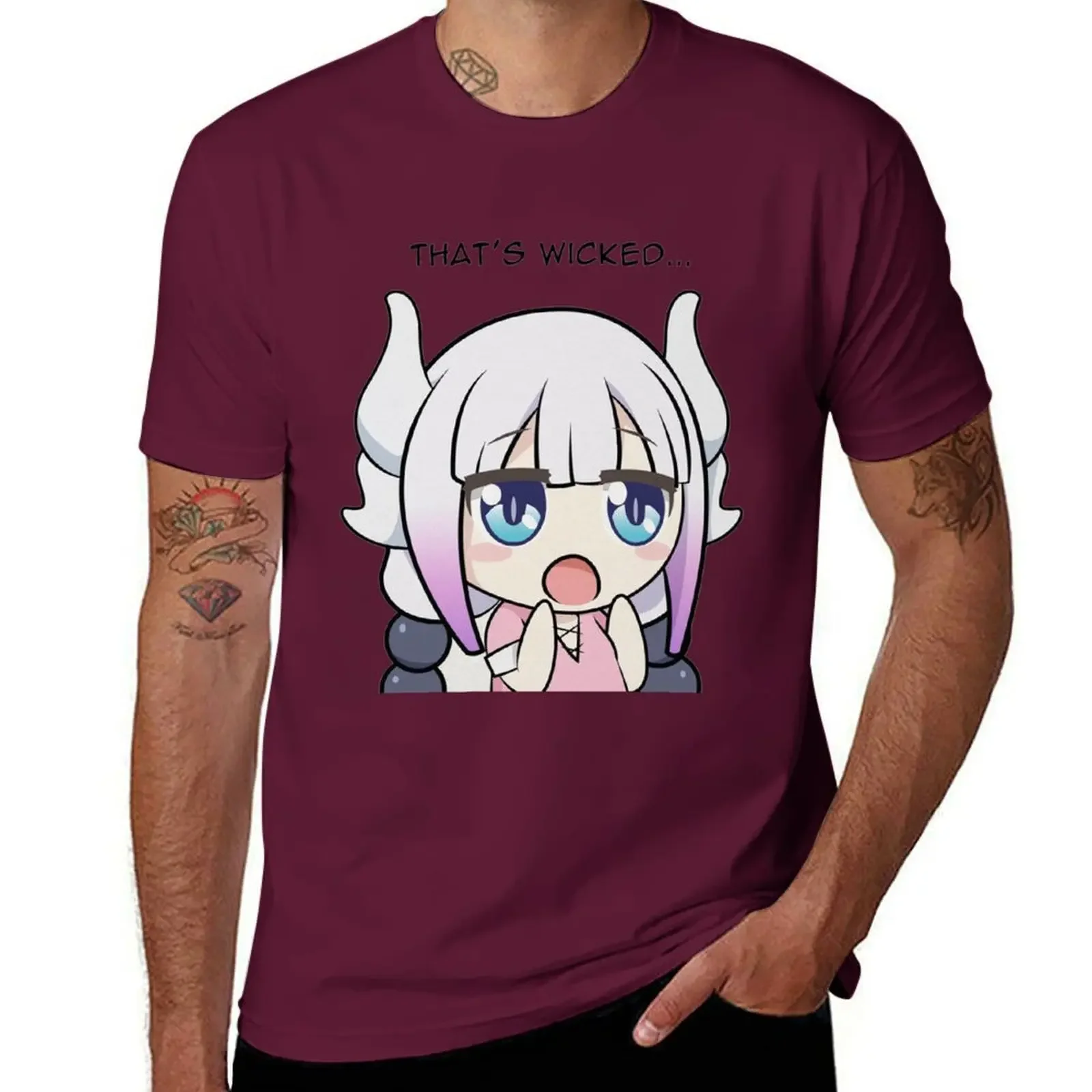 Wicked! T-Shirt Blouse blacks sublime fitted t shirts Kanna Kamui - Miss Kobayashis Dragon Maid - That's for men sweatshirt 2024