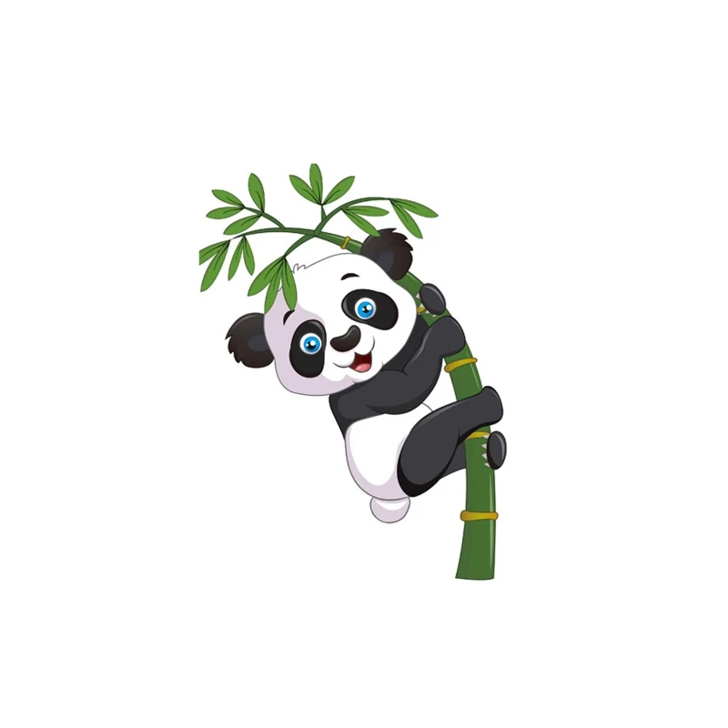 Lovely Panda Stickers Giant Panda Scooter Helmet Wall Car Window Sticker Party Supplies Laptop Giant Pandas Drop Shipping