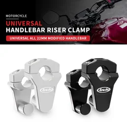 High-quality 22mm Motorcycle Handlebar Riser Mount Clamps Handlebar Heightening Seat For Kawasaki Suzuki Honda