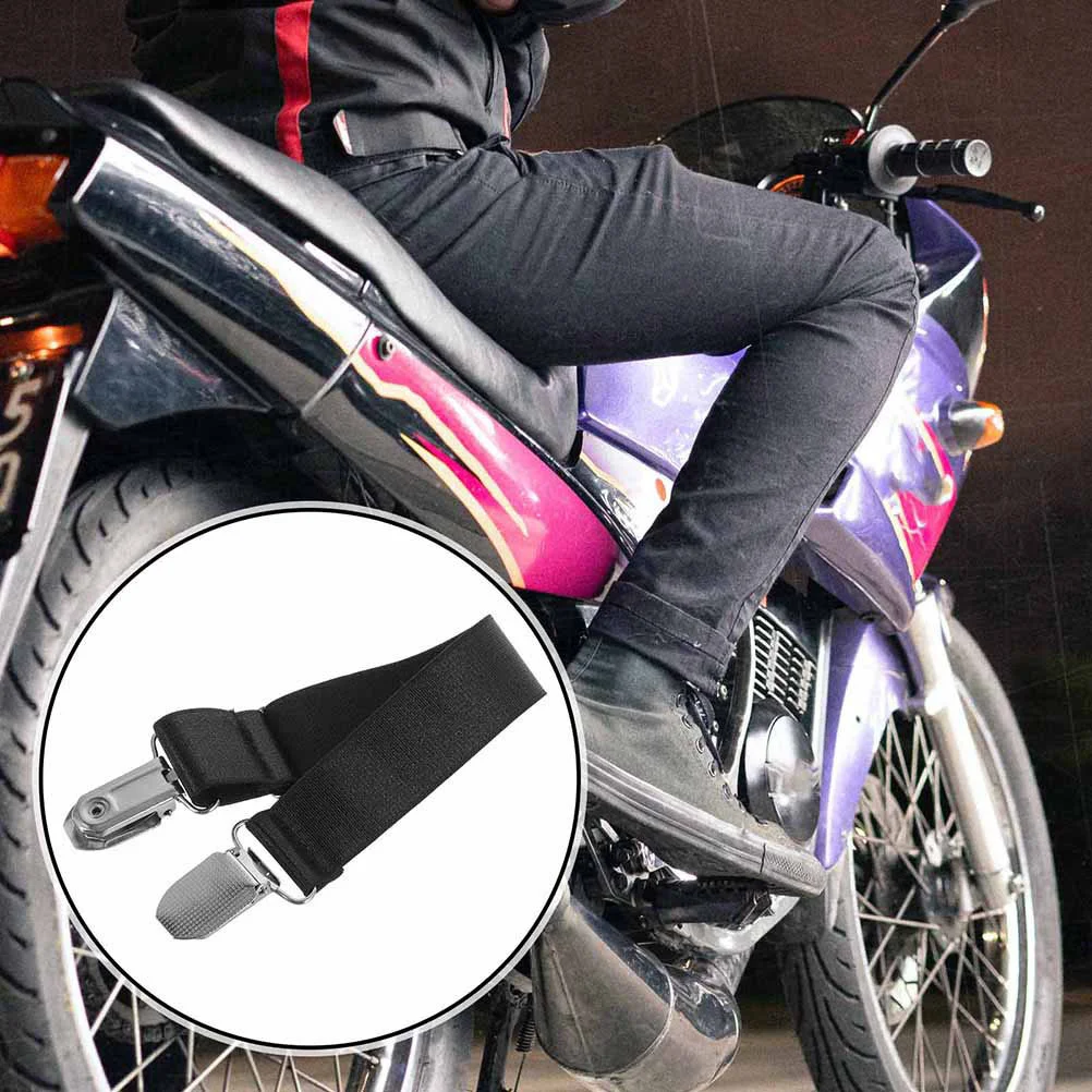 8 قطعة مقاطع التمهيد قابل للتعديل بانت الساق الأشرطة للدراجات النارية ركوب الدراجة الرياضة في الهواء الطلق مقاطع حزام مطاطي استبدال #4