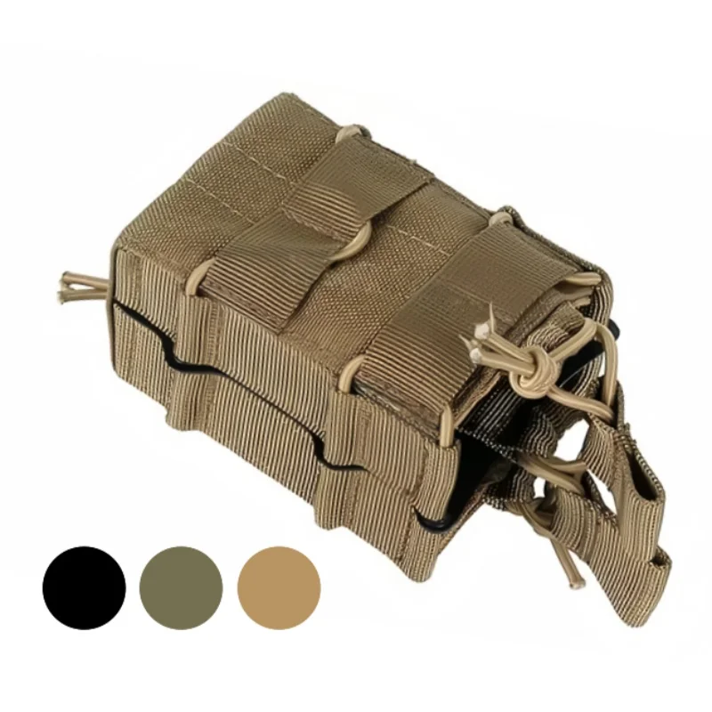 

Double Rifle Mag Holder Pouch | 2-Pack Ammo Pouch | For Field Hunting & Expeditions Mag Pouch