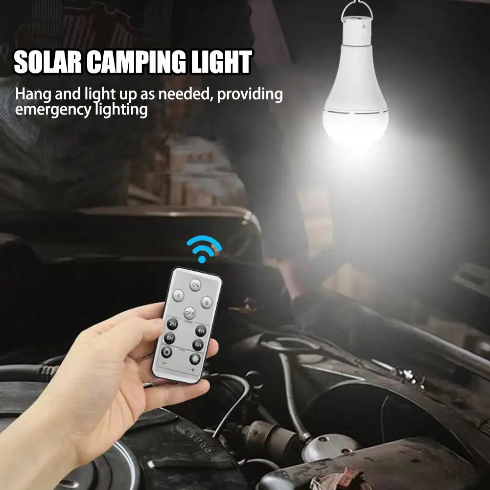 LED Solar Bulb Light Waterproof Outdoor USB Charged Lamp Indoor Emergency Portable Powered Hanging Sunlight House V2V3