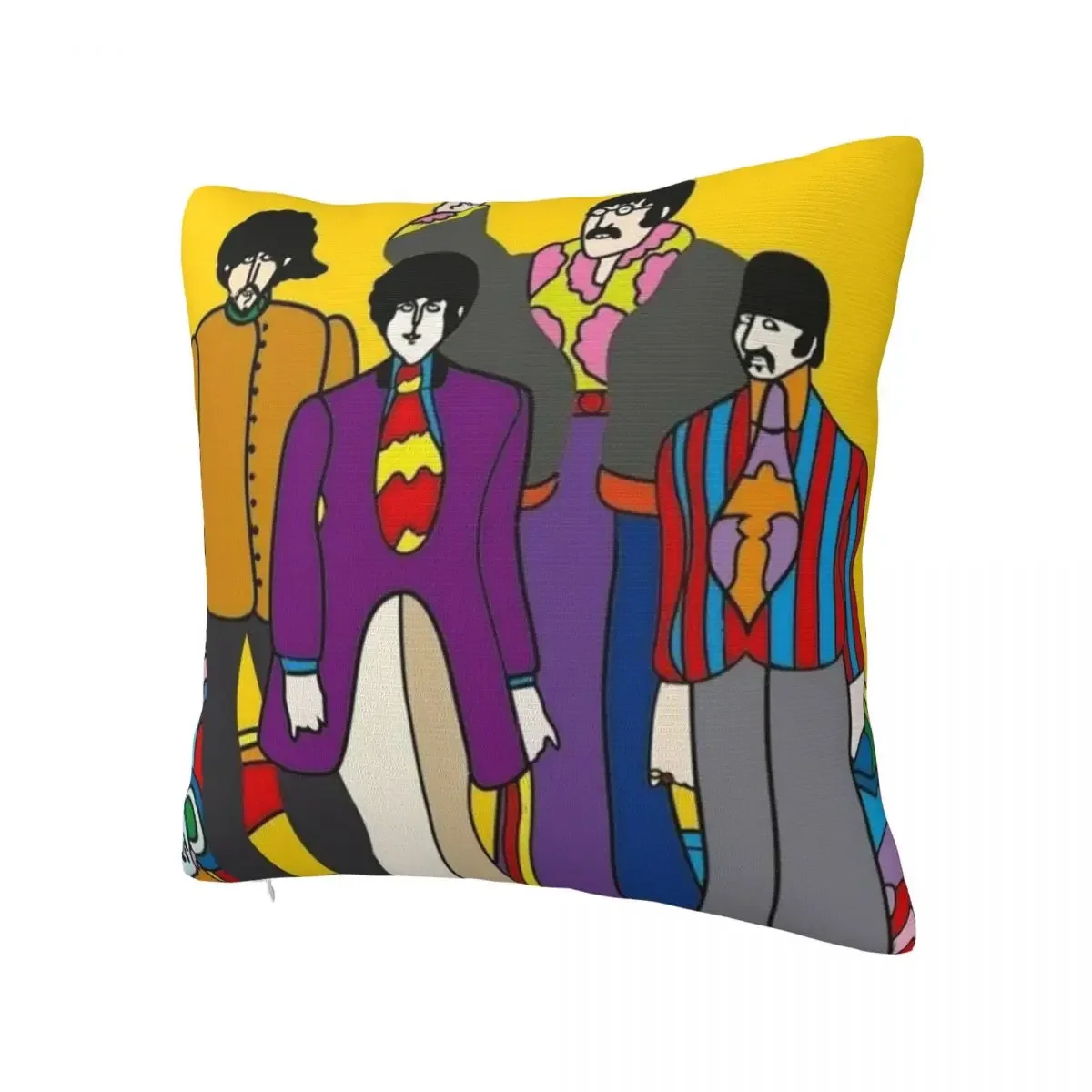 Yellow Submarine Pillow Cover Fantasy Film The B-Beatles Kawaii Pillow Case For Sofa Home Decoration Cushion Cover Pillowcases