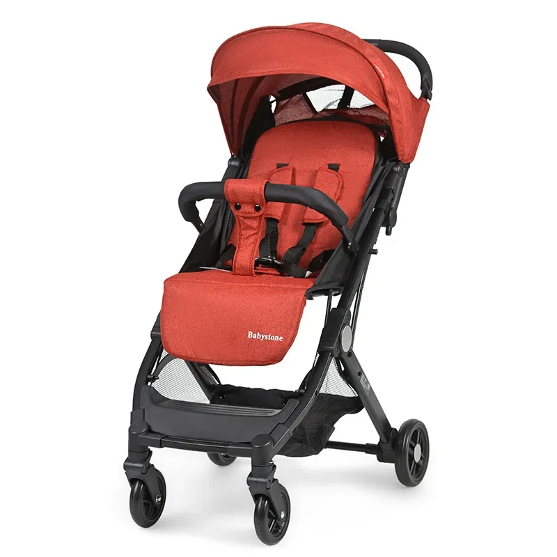 Ultra-lightweight Baby Stroller High Landscape Foldable Newborn Stroller Can Be Taken on The Plane Shock Absorption Stroller