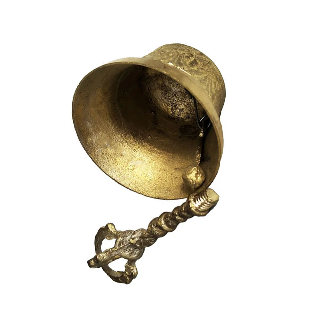 

Exquisite Hand Bell Multipurpose Call Bell Interesting Hand Bell Metal Hand Bell hand-cracked bell simple hand bell