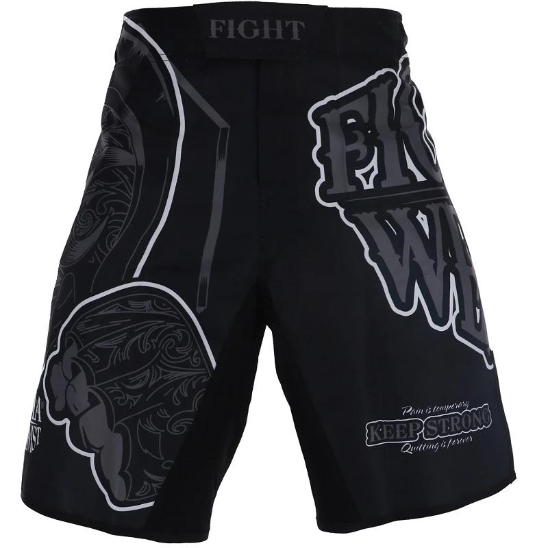 MMA Boxing Muay Thai Shorts, Pantalones de entrenamiento de fitness, Pantalones cortos de lucha, Kickboxing, BJJ Trunks, Pantalones deportivos