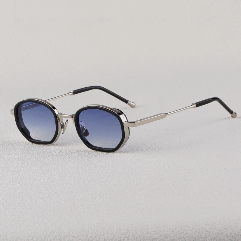 

John MATT Round Alloy Classical Sunglasses for Men and Women High Quality UV400 Outdoor Gradient Optical Handmade Eyeglasses