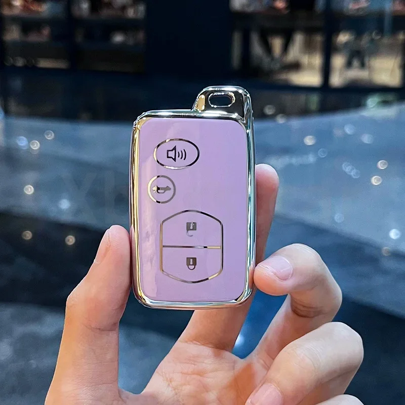 2/3/4 زر قذيفة فوب لتويوتا كامري بريوس لاند كروزر برادو 150 تاج لسوبارو فورستي XV بولي TPU سيارة مفتاح بعيد غطاء