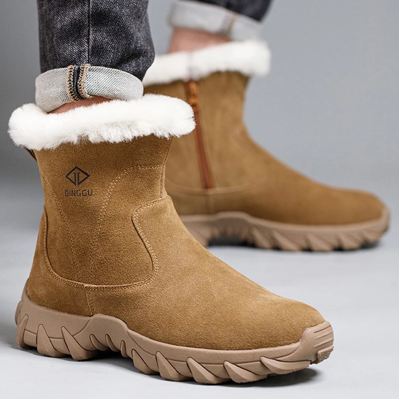 جلد البقر الرجال أحذية عمل أحذية أمان عالية أعلى الجانب سستة السلامة التمهيد مكافحة تحرق أحذية لحام ثقب واقية أحذية الأمن الرجال