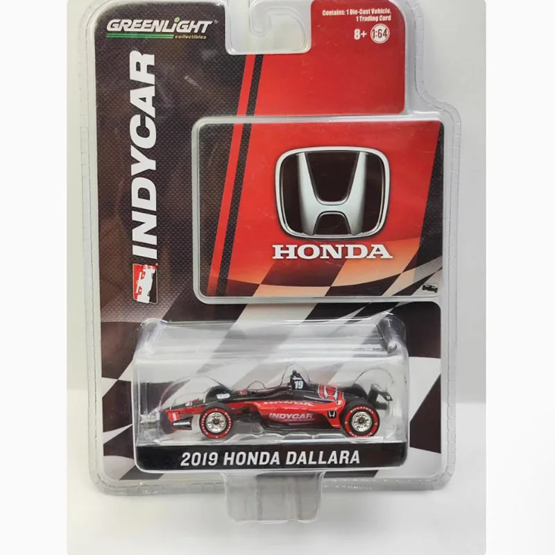 

Greenlight Diecast 1:64 2019, Honda Dallara, имитация сплава, модель автомобиля, статическая коллекция, украшенные праздничные игрушки, сувенирный подарок
