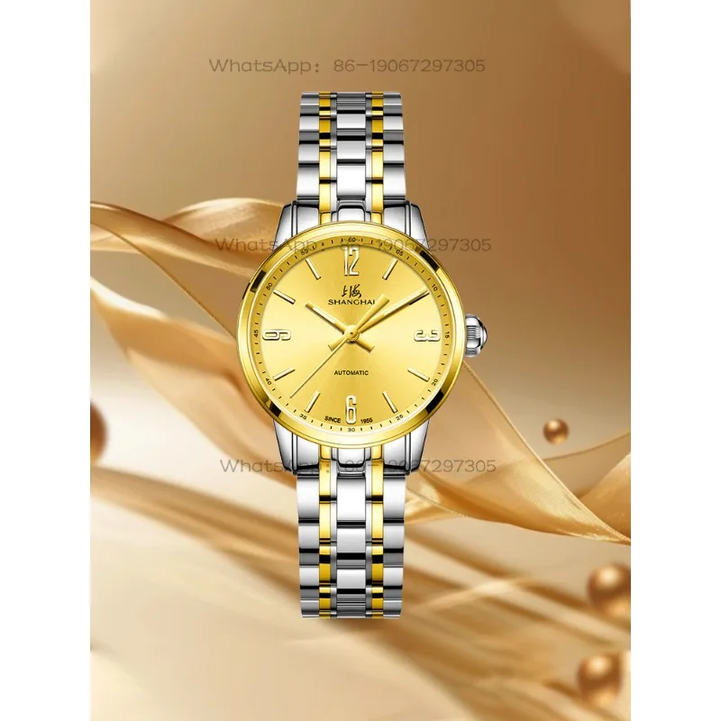 Time Island Watch 1 Store Shanghai Brand Automatic Mechanical Women's Watch Luminous Waterproof Transparent Watch