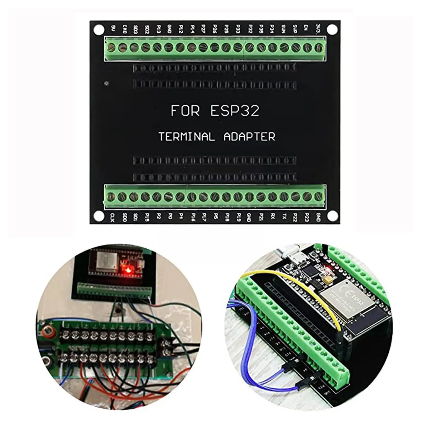 

ESP32 Breakout Board for Arduino GPIO 1 into 2 Compatible with 38 Pins ESP32S ESP32 Development Board 2.4 GHz Dual Core F2C3