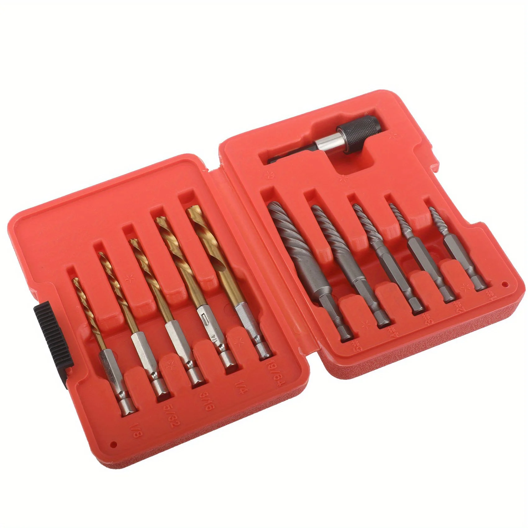 11PC high-speed steel drill bit combination set screw extractor broken wire extractor high-speed steel drill bit combination