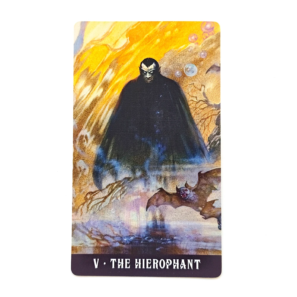 Gedrukt op 350GSM dubbelreliëf karton 12 * 7 cm Frazetta Fantasy Tarot in stijve doos 80 stuks kaarten gewijd aan Frank Frazetta