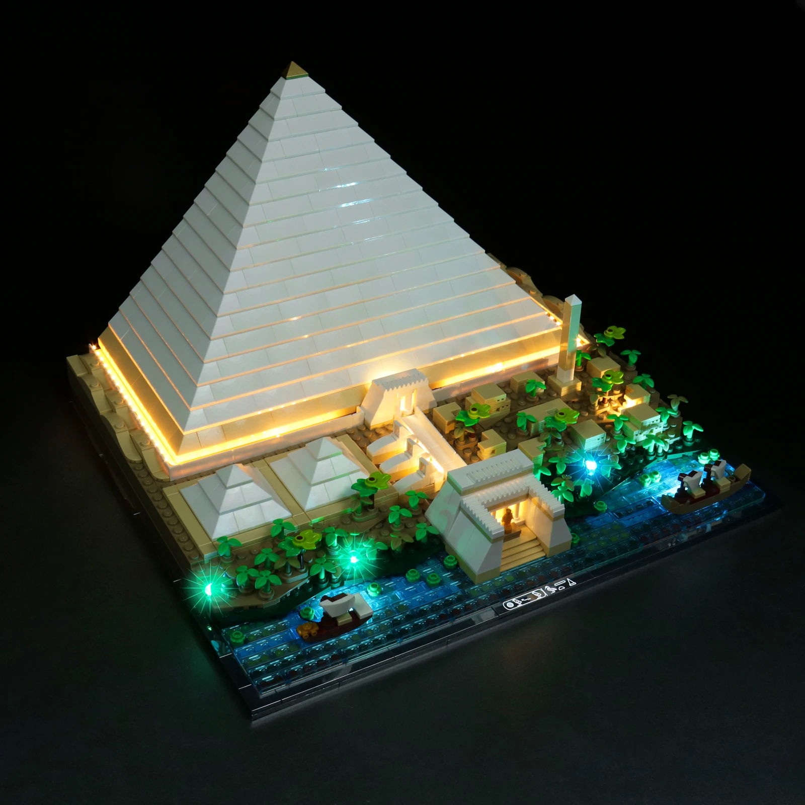 VONADO LED Light Kit For 21058 Great Pyramid Building Blocks Set (NOT Include the Model) Bricks Toys For Children