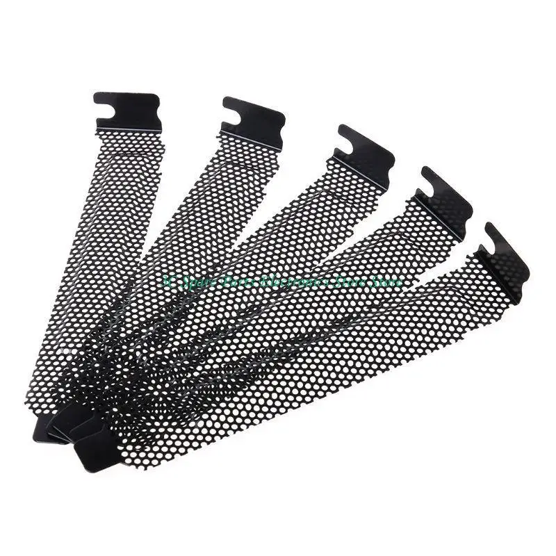 SZ New 5PCS PCI Slot Dust Cover Filter Blanking Board Fan Dust Filter Ventilation
