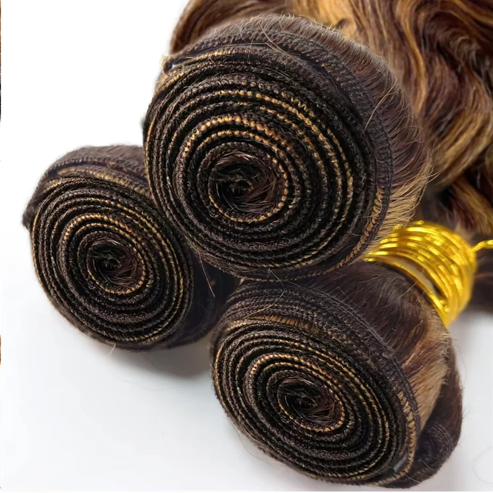 16A Highlight Ombre Body Wave Bundles Human Hair 100% Unprocessed Brazilian Colored 1 3 4 5Pcs Raw Hair Bundles Weave Extensions image 3