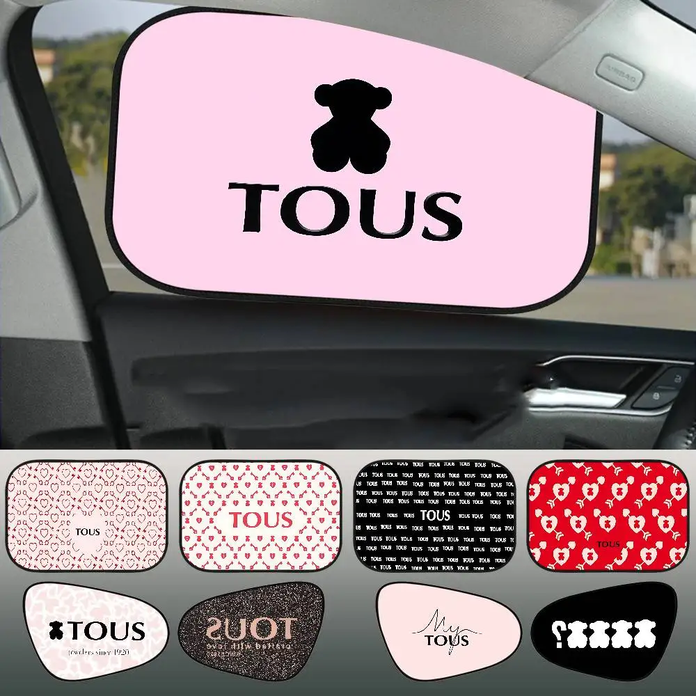 T-TOUSes Parasoles para ventana lateral de coche, 1 paquete, protección contra rayos UV contra el resplandor solar para ventana lateral de bebé y niño