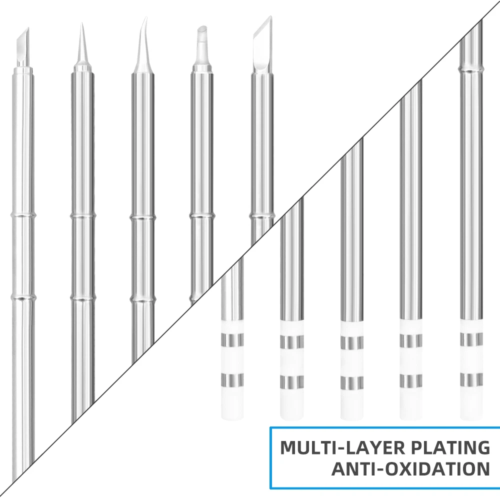 T12 Serie Elektrische Koperen Soldeerbout Tips T12-K Bc2 Ils Ku Jl02 Voor Vervanging Laskop Soldeerstation Kits