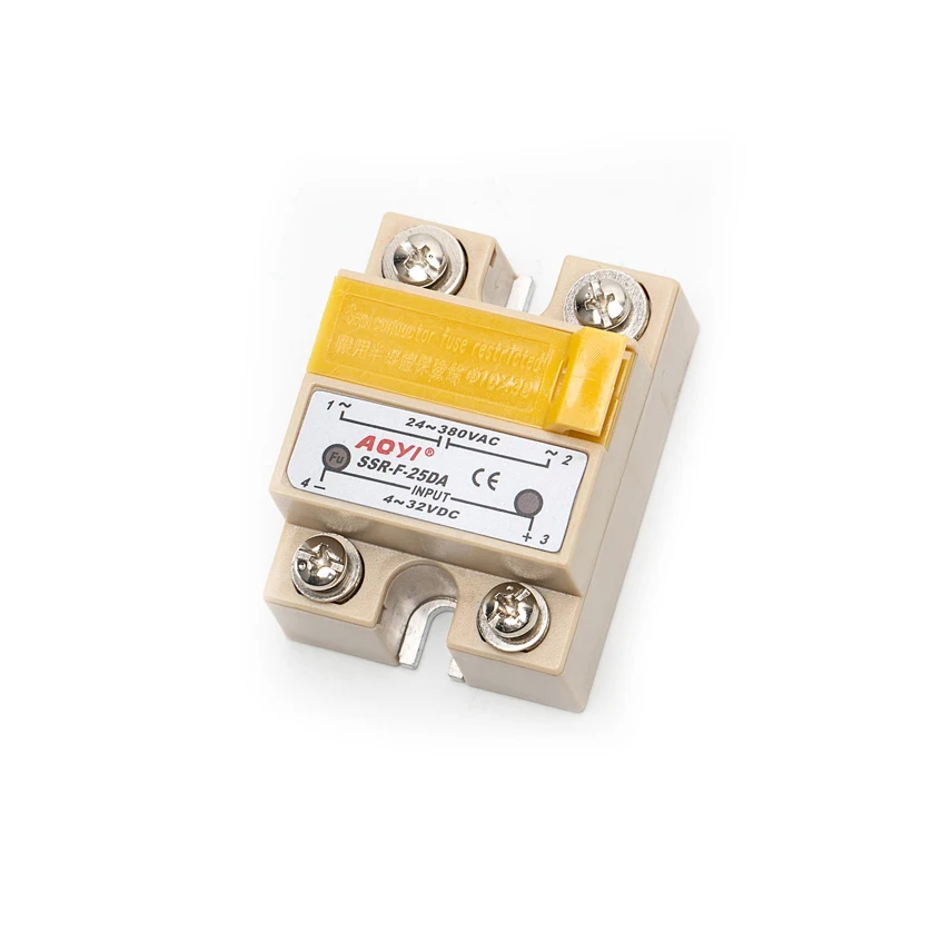 

5 шт. AOYI SSR-F-DA встроенное быстроплавкое твердотельное реле 10A 25A 40A для управления питанием