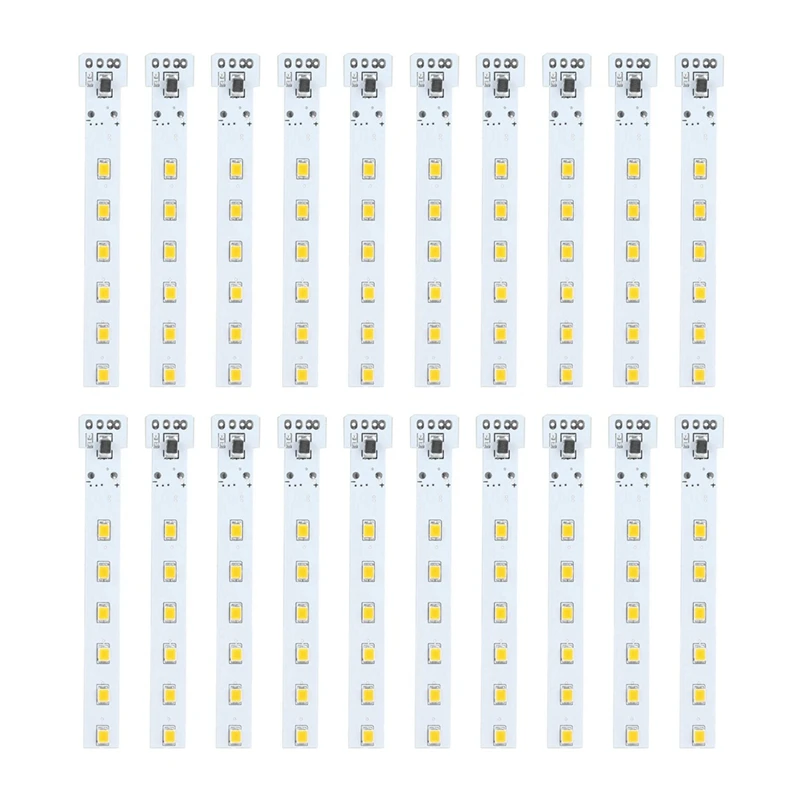 20PCS 1.2V Solar Circuit Board  DIY Flame Light Control Board Battery Candle Light Driver Board With 12 LED Controller